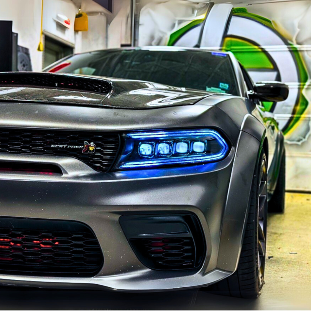 2015-2024 DODGE CHARGER PRE-BUILT w/ ALPHAREX NOVA HEADLIGHTS main image